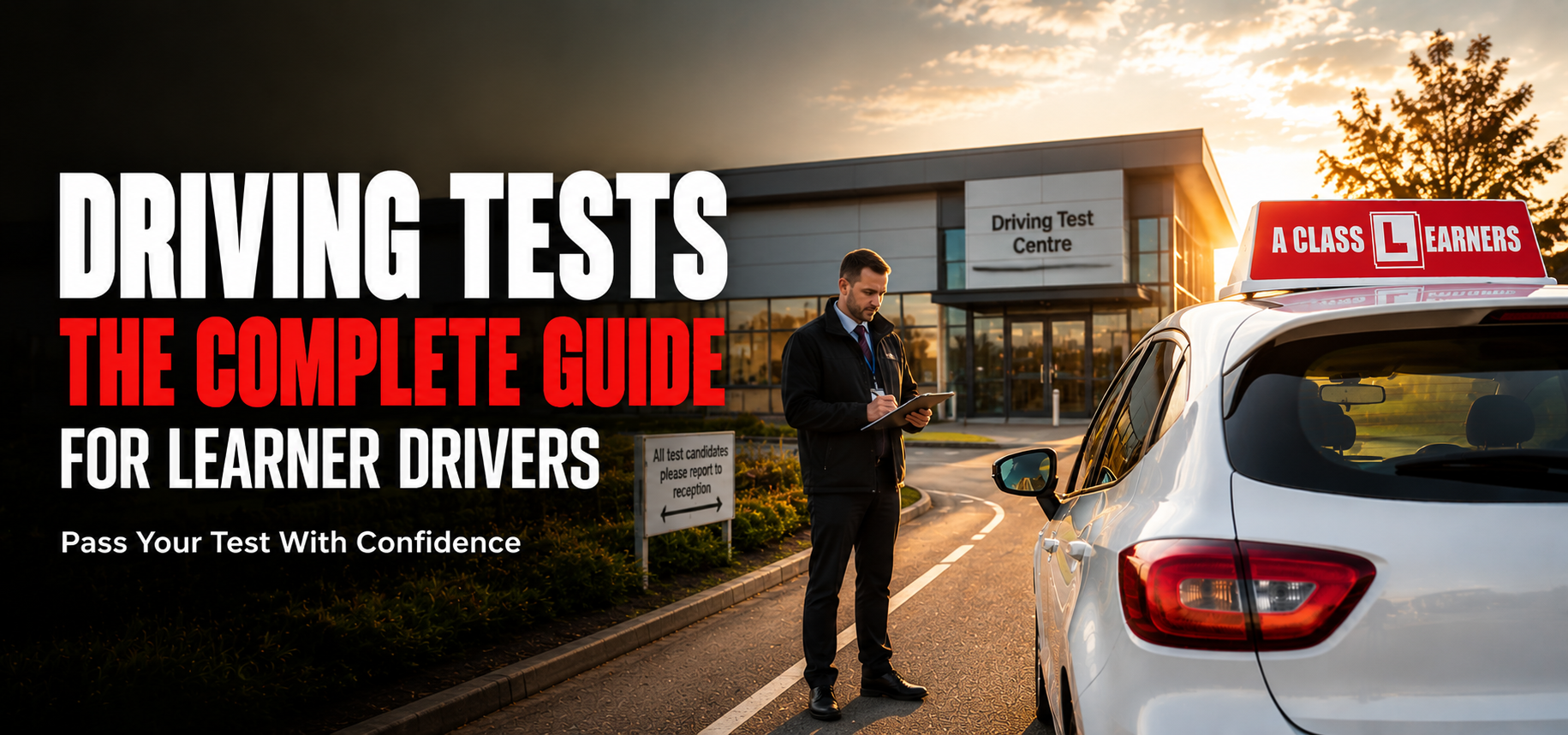 driving tests banner